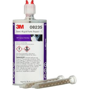 3M Semi-Rigid Parts Repair - 1, 08235, Black, 200 mL Cartridge