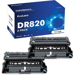 وحدة طبلة عالية الإنتاجية DR820 متوافقة مع DR-820 DR 820 لطابعة Brother HL-L5000D HL-L6200DW MFC-L5700DW DCP-L5500DN (أسود، عبوتان) in Kuwait