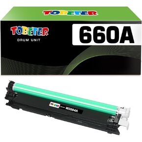 استبدال طبل 660A معاد تصنيعه من ToBeter لوحدة طبل التصوير HP 660A W2004A لطابعة Color Laser Jet Enterprise M751dn M856x M776dn M751n M856dn M776zs M776z (65,000 صفحة، إنتاجية عالية، حزمة واحدة)
