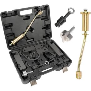 Engine Camshaft Alignment Timing Tool Kit Compatible for Jaguar Land Rover Range Rover Sport Discovry 4 V8 5.0 L V6 3.0L Engine, 14PC Engine Timing Belt Tools with Fuel Injector Remover Tool Installer