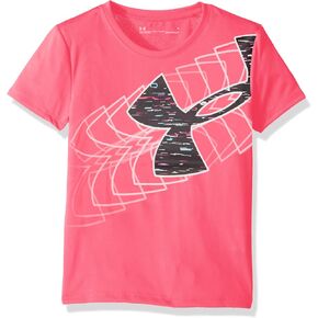 Under Armour Girls' Wordmark Logo Short Sleeve Tee