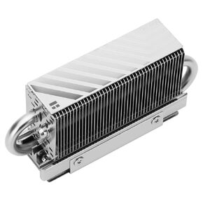 Thermalright HR10 2280 PRO Black SSD Cooler, Double Sided Heatsink, Carries 14.8W/m.k Silicone Pad, Includes 4 heatpipes, Reflow Process, 2280 SSD Heatsink Cooler for Desktop