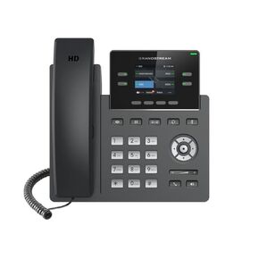 Grandstream GRP2612W IP Phone | 4 Lines, 4 SIP Accounts | 2.4-Inch Color Display | Wi-Fi 5 | Dual-port 10/100 Ethernet with Integrated PoE