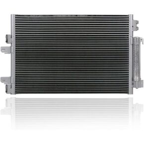 A/C Condenser - Pacific Best Inc. Compatible/Replacement for 3982 11-16 Jeep Compass, 10-16 Patriot Without Off-Road Package, 10-12 Caliber Automatic Transmission - With Receiver & Dryer