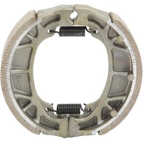Bike Braking Accessory, Antiwear Universal Heat Resistant Rear Drum Brake Shoes Stable Performance for GY6 49cc 50cc Scooter Moped ATV