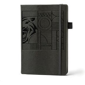 HUSAN Budget Planner - Undated Accounting Ledger Book. Bill Organizer, Account Tracker Notebook with Stickers, Manage and Optimize Your Finance, A5 Size, Tiger stripes Hardcover - Pink