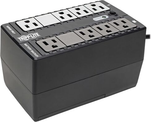 Eaton Tripp Lite BC350 350VA Small UPS 210W Battery Backup Surge Protector | 6 Outlets, Replaceable Battery, Home & Office, 5ft Extension Cord, 3-Year Manufacturer's Warranty & $100,000 Insurance in Kuwait