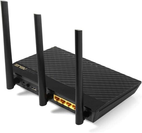 ASUS AC1750 WiFi Router (RT-AC66U B1) - Dual Band Gigabit Wireless Internet Router, ASUSWRT, Gaming & Streaming, AiMesh Compatible, Included Lifetime Internet Security, Adaptive QoS, Parental Control in Saudi Arabia