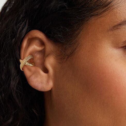 BENEIGE Women Gold Ear Cuff Earrings Non-Piercing Wrap Earrings 14K Gold Plated Ear Cuff Clips Huggie Ear Cuffs Set Everyday Jewelry for Women in Saudi Arabia