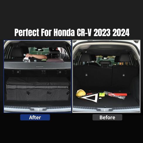 Cargo Cover for Honda CRV 2023 2024 2025 Retractable Cargo Cover with Extra Flaps Honda CRV Carbon Fiber Texture Cargo Cover Fit for Honda CRV 2023 2024 2025 |Protect Your Cargo| |Protect Privacy| in Kuwait