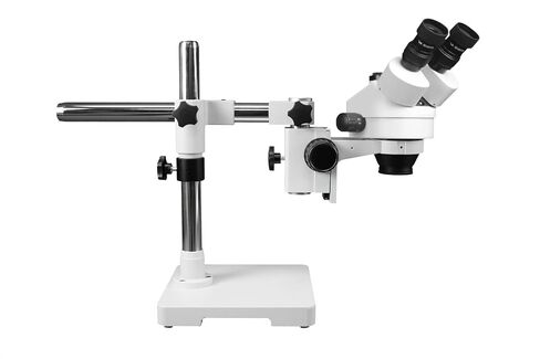 Trinocular Stereo Zoom Microscope 3.5X-90X, 144-LED Light in Kuwait