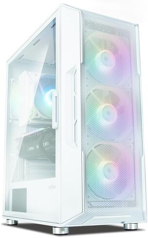 حافظة كمبيوتر مكتبي للألعاب Zalman i3 Neo ATX Mid-Tower RGB، باللون الأسود in Kuwait