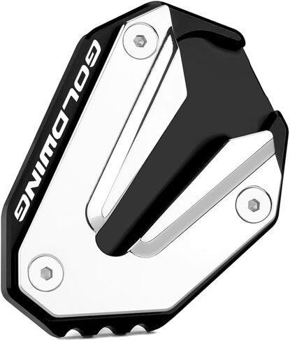 Kickstand shoe For H.onda Goldwing GL1800 2002-2017 and 2018-2023 Motocycle CNC Kickstand Side Stand Enlarge Extension Pad goldwing gl 1800 Accessories (2018-2023 black) in Saudi Arabia