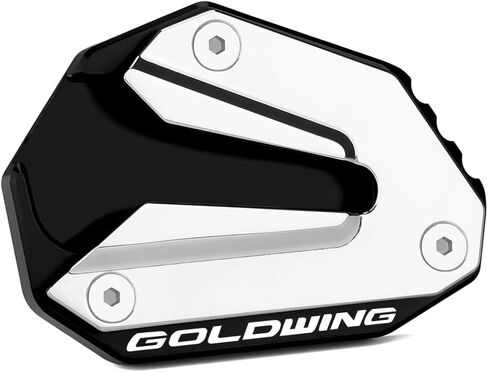 Kickstand shoe For H.onda Goldwing GL1800 2002-2017 and 2018-2023 Motocycle CNC Kickstand Side Stand Enlarge Extension Pad goldwing gl 1800 Accessories (2018-2023 black) in Saudi Arabia