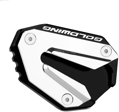 Kickstand shoe For H.onda Goldwing GL1800 2002-2017 and 2018-2023 Motocycle CNC Kickstand Side Stand Enlarge Extension Pad goldwing gl 1800 Accessories (2018-2023 black) in Saudi Arabia