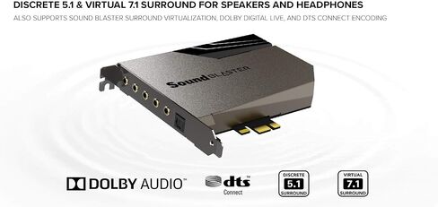 Creative Sound Blaster AE-7 Hi-Res PCIe Gaming Sound Card and ACM in Kuwait