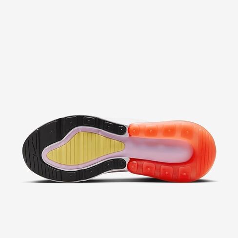 Nike Air Max 270 Women's Shoes (FZ3624-100, White/Bright Crimson/Pink Foam/Black) Size 9 in Saudi Arabia