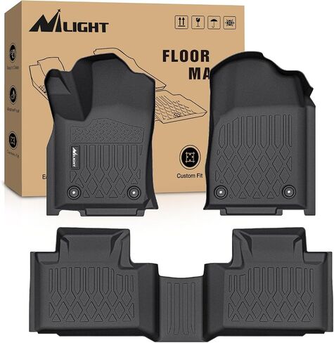 Nilight TPE Floor Mats for Dodge Durango/Jeep Grand Cherokee 2016 2017 2018 2019 2020 2021 2022 2023,All Weather Custom Fit Heavy Duty Floor Liners in Saudi Arabia