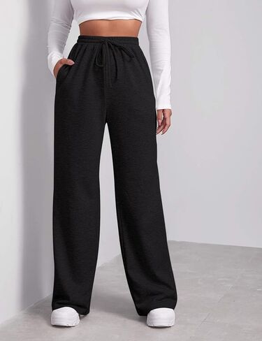 Women Baggy Cargo Pants Y2K Parachute Pants Drawstring Sweatpants Jogger Streetwear with Pockets in Saudi Arabia