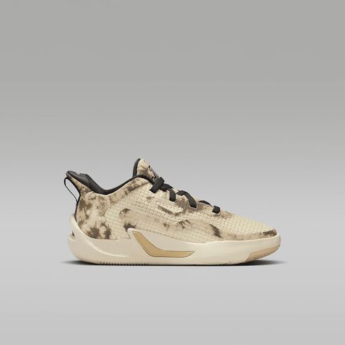 Nike Tatum 1 Little Kids' Shoes (DX5357-200, Fossil/Sesame/Electric Green/Black) Size 3 in Kuwait