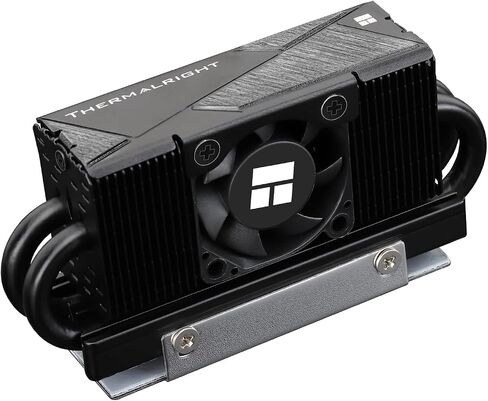 Thermalright HR10 2280 PRO Digital Black- High-Performance Solid-State Hard Disk Radiator Equipped with 4x5mm AGHP Heat Pipe, ARGB Digital Display, Small Fan Cooling, SSD Heatsink Cooling in Saudi Arabia