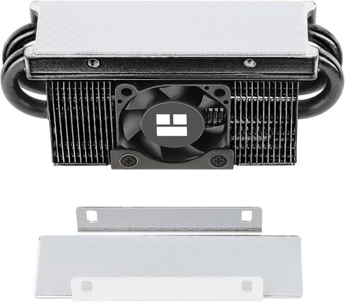 Thermalright HR10 2280 PRO Digital Black- High-Performance Solid-State Hard Disk Radiator Equipped with 4x5mm AGHP Heat Pipe, ARGB Digital Display, Small Fan Cooling, SSD Heatsink Cooling in Saudi Arabia