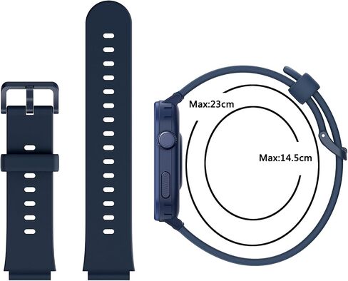 Sport Watch Band Compatible H96 Watch for Boys Girls, Replacement Sport Watch Strap Wristband Kids Watch in Saudi Arabia