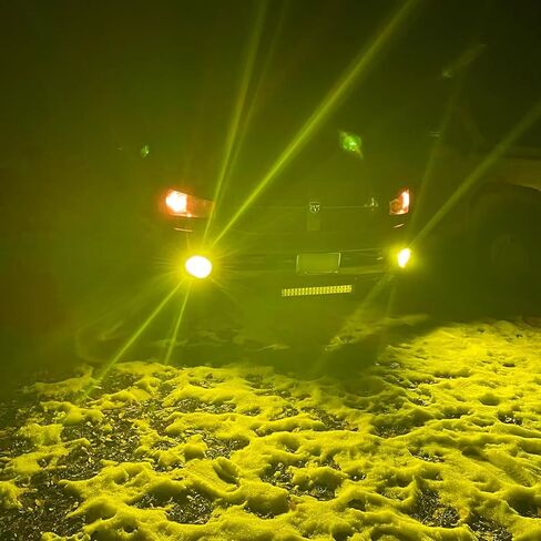 PHINLION 9006 HB4 مصباح الضباب LED الأصفر أو DRL، 3800 لومن فائق السطوع CSP رقائق 9006 استبدال مصابيح الضباب لشاحنة السيارة، 3000K أصفر ذهبي in Kuwait