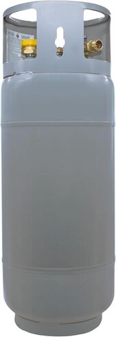 Flame King 43.5LB Steel Forklift Propane Tank with Gauge, DOT and TC Compliant, Rugged-Designed, Larger than Standard Forklift Tanks in Saudi Arabia