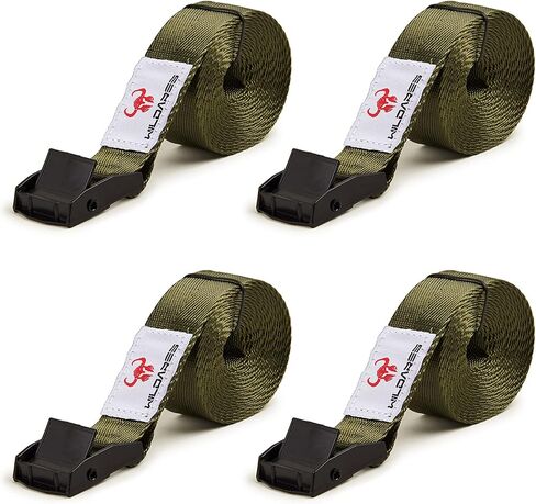1" x 6.6' Trail Cam Strap,Trail Camera Straps,1800 lbs,Heavy-Duty Game Camera Mounting,Tree Belts,Wildares Durable Nylon Fiber,Long-Lasting Alloy Buckle,Pack of 4 in Saudi Arabia