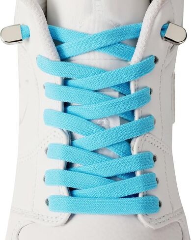 2 Pairs Elastic Shoe Laces for Sneakers, Elastic No Tie ShoeLaces Flat Shoe Strings for Kids And Adults in Saudi Arabia