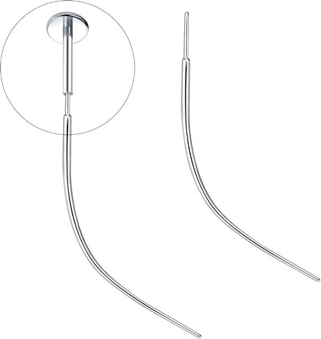 Oveta Curved Piercing Taper G23 Titanium Push in Taper 20G Insertion Pin for Threadless Jewelry Tool in Saudi Arabia