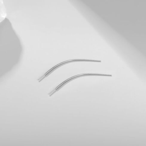 Oveta Curved Piercing Taper G23 Titanium Push in Taper 20G Insertion Pin for Threadless Jewelry Tool in Saudi Arabia