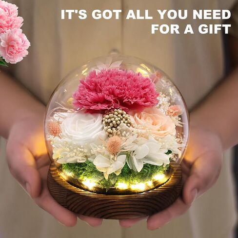 Roses Flowers Lujechii Flowers for Delivery Prime ，Cool Unusual Gifts for Ladies, Moms, Lovers, Friends, Birthday Anniversaries, Eternal Flowers Unique Flower Gifts (Red Roses, Pink Roses) in Saudi Arabia
