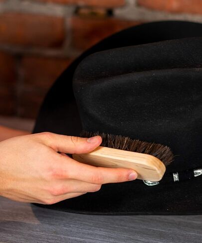 Foaming Dark Hat Cleaner Kit - Remove Dirt, Dust, Fingerprints & Sweat Stains - Great for Fur - Felt Cowboy Hats, Baseball Hats, Fedoras, Sun Hats & More in Saudi Arabia