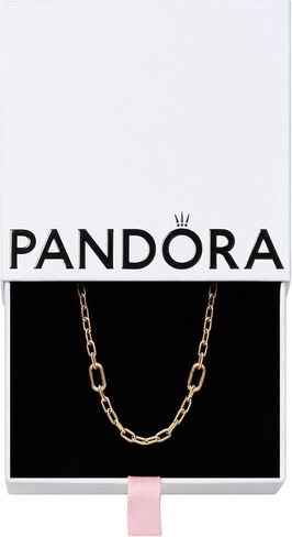 Pandora ME قلادة سلسلة صغيرة، ذهب عيار 14 قيراط، 19.7 بوصة، مع علبة هدية in Saudi Arabia