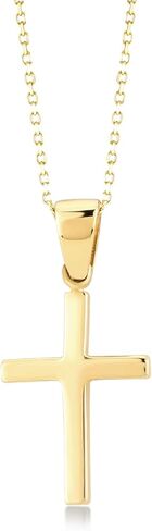 جيلين قلادة صليب من الذهب الصلب عيار 14 قيراط للنساء in Kuwait