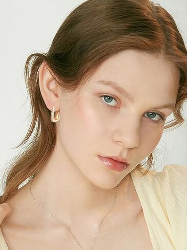 Tornito 15 Pairs Clip on Earrings 14K Gold Plated Chunky Flower Twist Knot Geometric Round Clip on Spring Hoops Earrings for Women Non-Pierced Fake Clip Earring Set Gold Silver Tone in Saudi Arabia