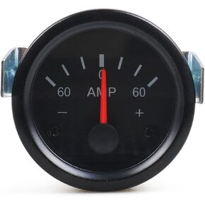 داينو سباق 2 "52 مللي متر السيارات سيارة قارب 60-0-60 أمبير متر مؤشر الأميتر الإلكتروني الضوء الأصفر أمبير مقياس متر 12 فولت in Kuwait