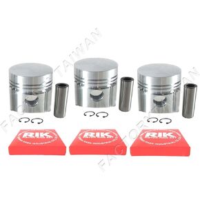 Piston + Ring Kit Set STD 76mm for Kubota D1102 (100% Taiwan Made) X 3 PCS