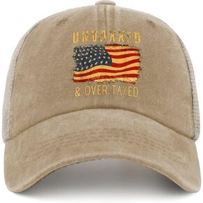 Unvaxxxed and Overtaxed Hat for Women Cute Dad Hats Women AllBlack Caps Plain for Welder