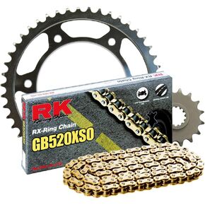 RK Racing Chain 1062-079SG Steel Rear Sprocket and GB520XSO Chain 520 Steel Conversion Kit