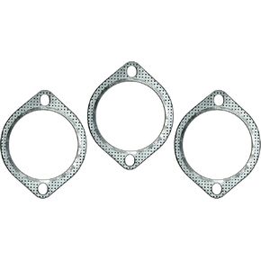3 PCS 3.5 Inch 2-Bolt Exhaust Flange Gasket Turbo/Manifold/Header Down/Dump Pipe Flange, High Temperature Graphite for Headers, Catback, Axleback, MLSG High Temp Exhaust Gasket