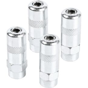 ARES 54021 - قارنة توصيل مسدس الشحوم سريعة القفل والتحرير - تصميم قفل مانع للتسرب - الحد الأقصى لتصنيف الضغط 12000 رطل لكل بوصة مربعة - متوافق مع مسدسات الشحوم الهوائية واليدوية