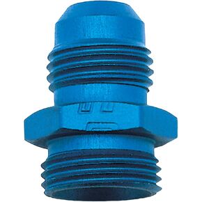 Edelbrock RUS-640240 Male #6 Single Feed Carter Fitting , Blue