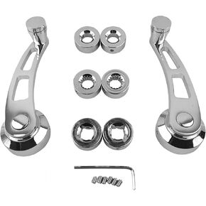 for window crank handle Yctze window crank handles for 68 truck window crank 1981 ck10 1988 3500 dually crank windows billet aluminum window crank for 87 c10 wind, 2PCS Car Auto