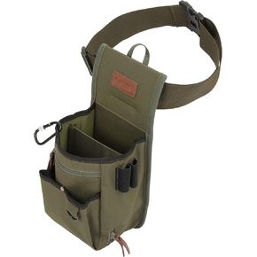 Allen Company Triumph Rip-Stop Double Compartment Shell Bag & 52 inch Waist Belt, Holds 50 Empty Hulls, Olive Green