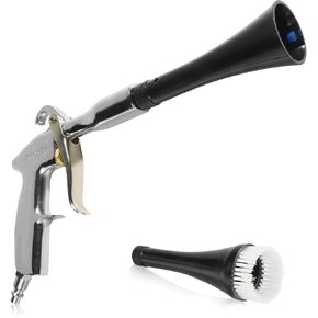 Vortex Air Gun,Ultra Air Blaster,Car Accessories Vortex Cleaning Gun,High Pressure Air Blow Gun with 2 Set Nozzle,Car Detail Air Blower Gun,for Vehicle Upholstery Carpet Seat Interior Cleaning