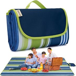 Beach Blanket Waterproof Sandproof Extra Large Beach Mat Sand Free Picnic Blanket Waterproof Foldable Large Outdoor Blanket With Carrying Strap For Grass, Sand, Camping, Hiking, Travel, Festival
