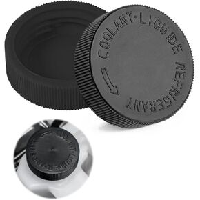2PCS Engine Coolant Reservoir Cap - Antifreeze Overflow Radiator Tank Kit Replacement for Car Engine Turbo Gas Cooling System,Compatible with Nissan Murano Rogue Versa Quest Infiniti Honda (Black)